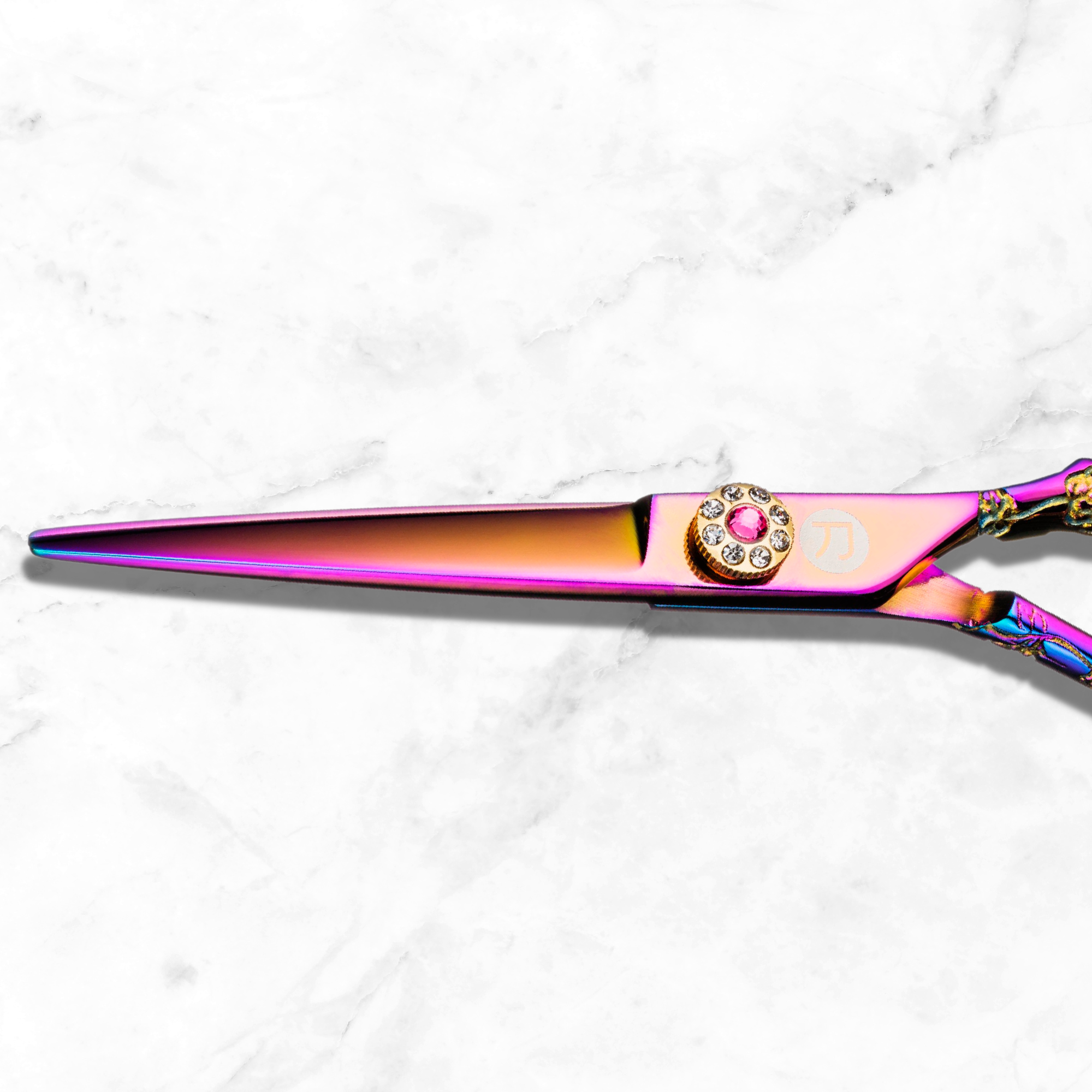 Ciseaux/ciseaux de coupe de cheveux rose Kohana